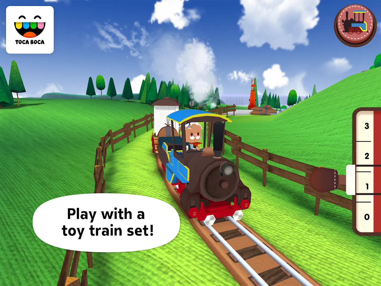 Toca Train [мод: полная версия] Screenshot 1
