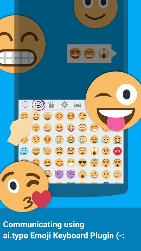 ai.type Emoji плагин Keyboard Screenshot 1