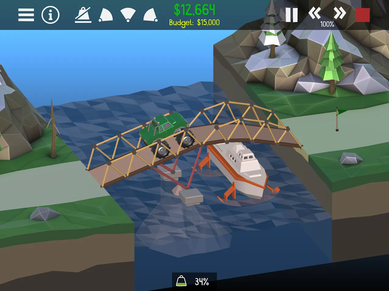 Poly Bridge 2 [мод: полная версия] Screenshot 2