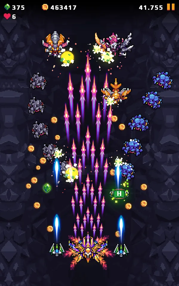 Галактический шутер Premium [мод: много денег] Screenshot 1