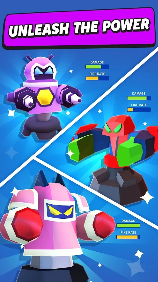 Merge Tower Bots [мод: много денег] Screenshot 4