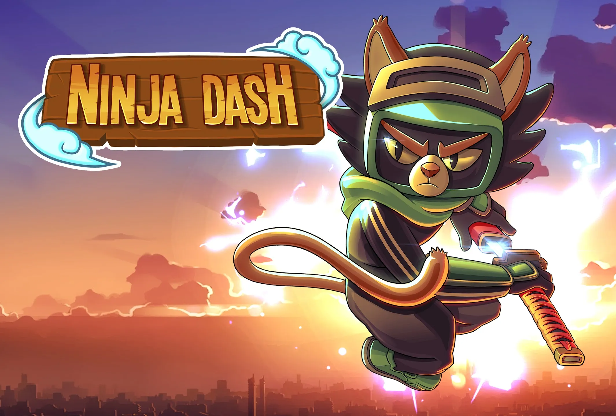 Ninja Dash Run - Offline Game [мод: много денег] Screenshot 1