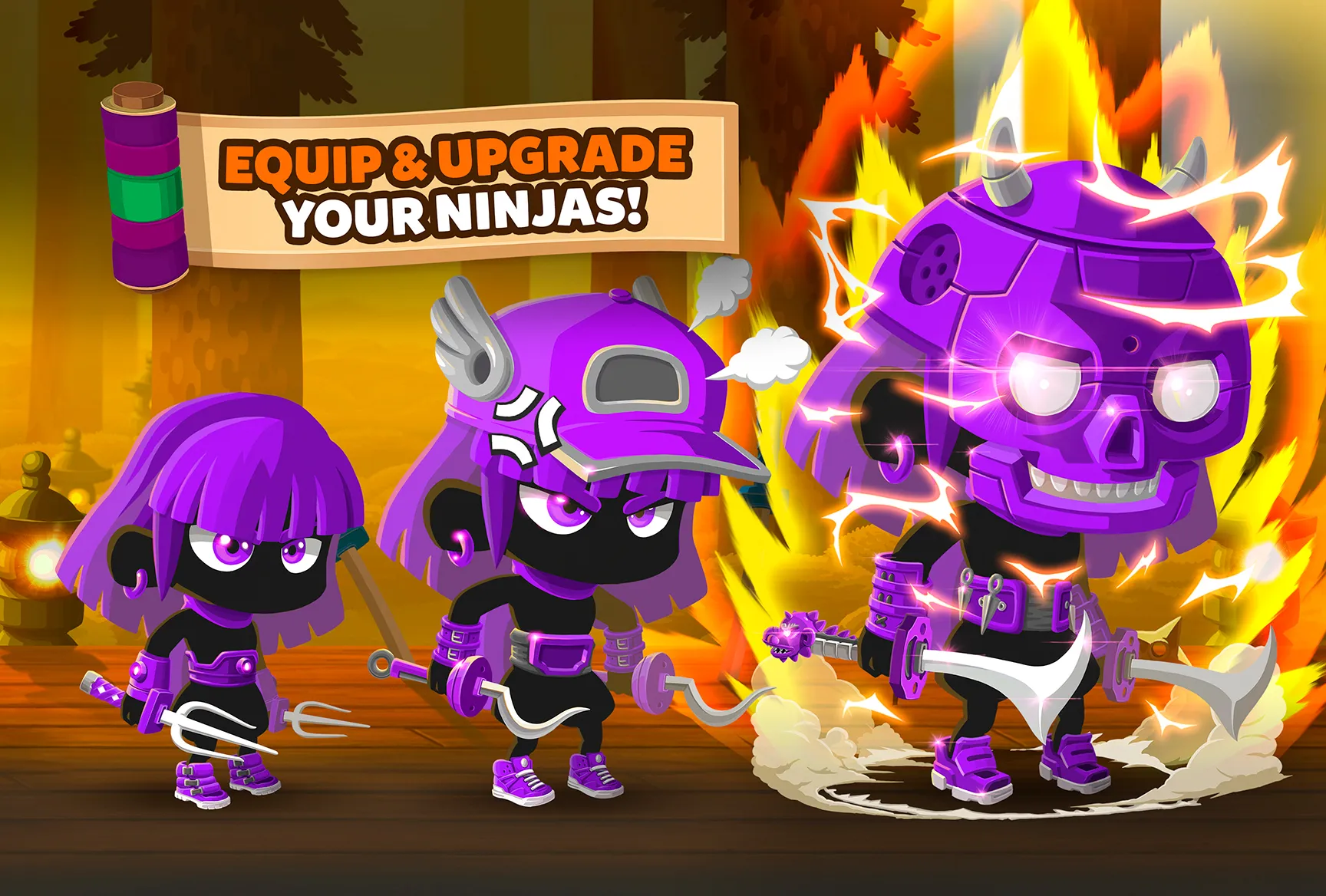 Ninja Dash Run - Offline Game [мод: много денег] Screenshot 5