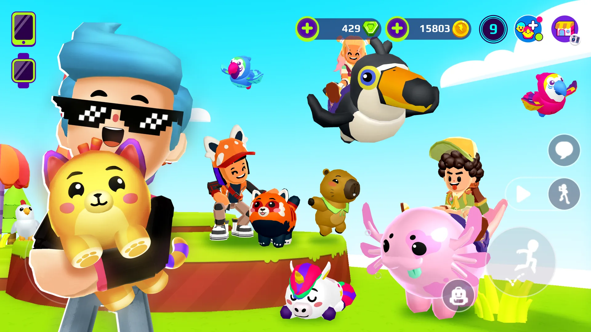 PK XD v1.86.5 APK Мод (Всё открыто, Усилитель прыжков, Без рекламы) Screenshot 3