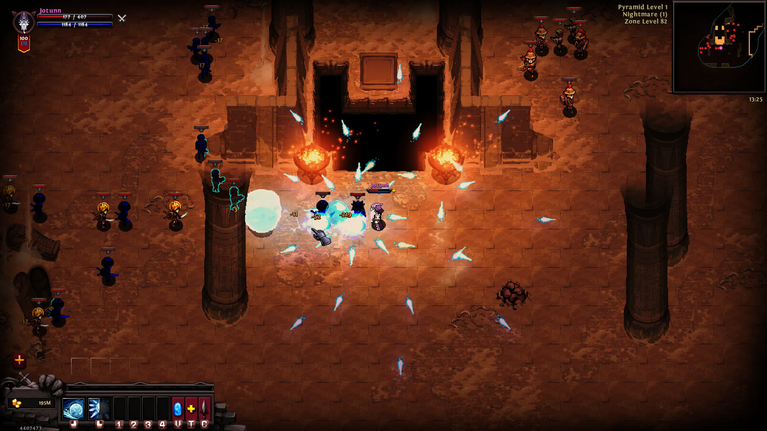 Hero Siege: Pocket Edition v6.9.14 APK Мод (Много бриллиантов) Screenshot 4