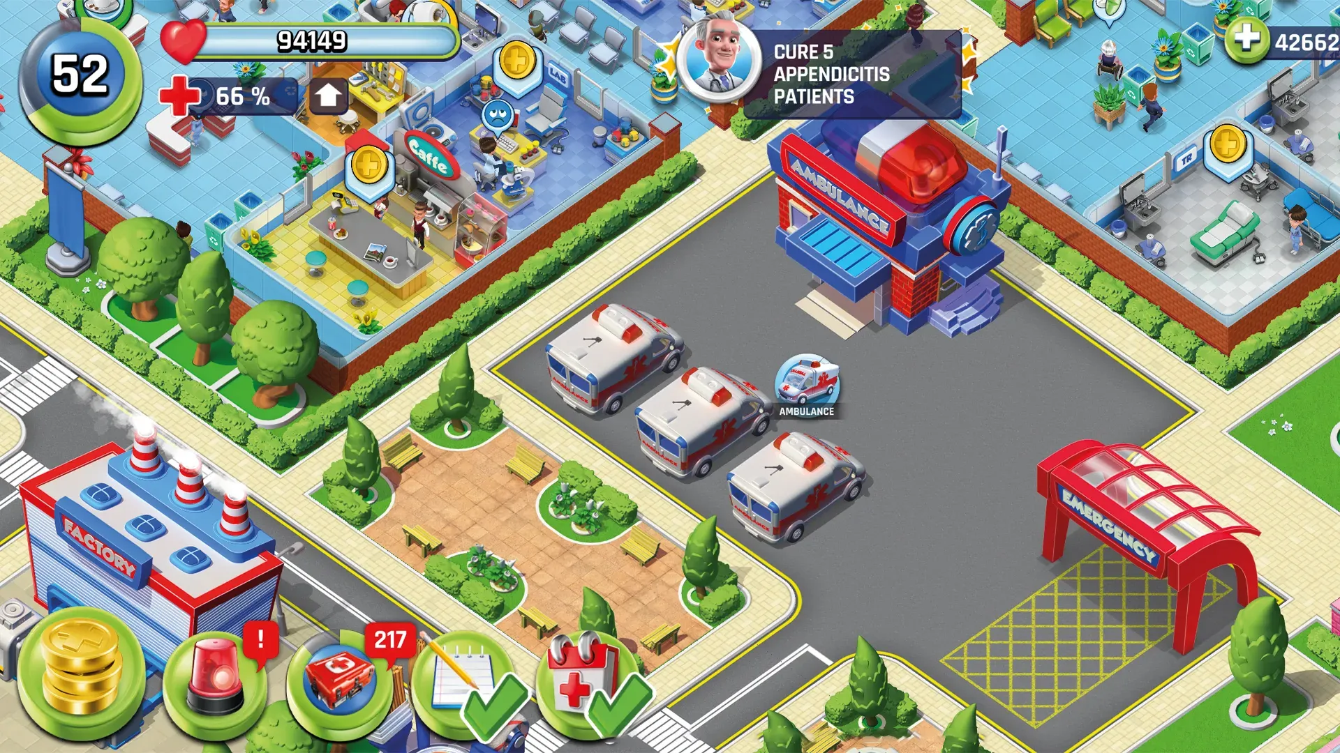 Dream Hospital: Doctor Tycoon v4.8.1 APK Мод (Много денег) Screenshot 3