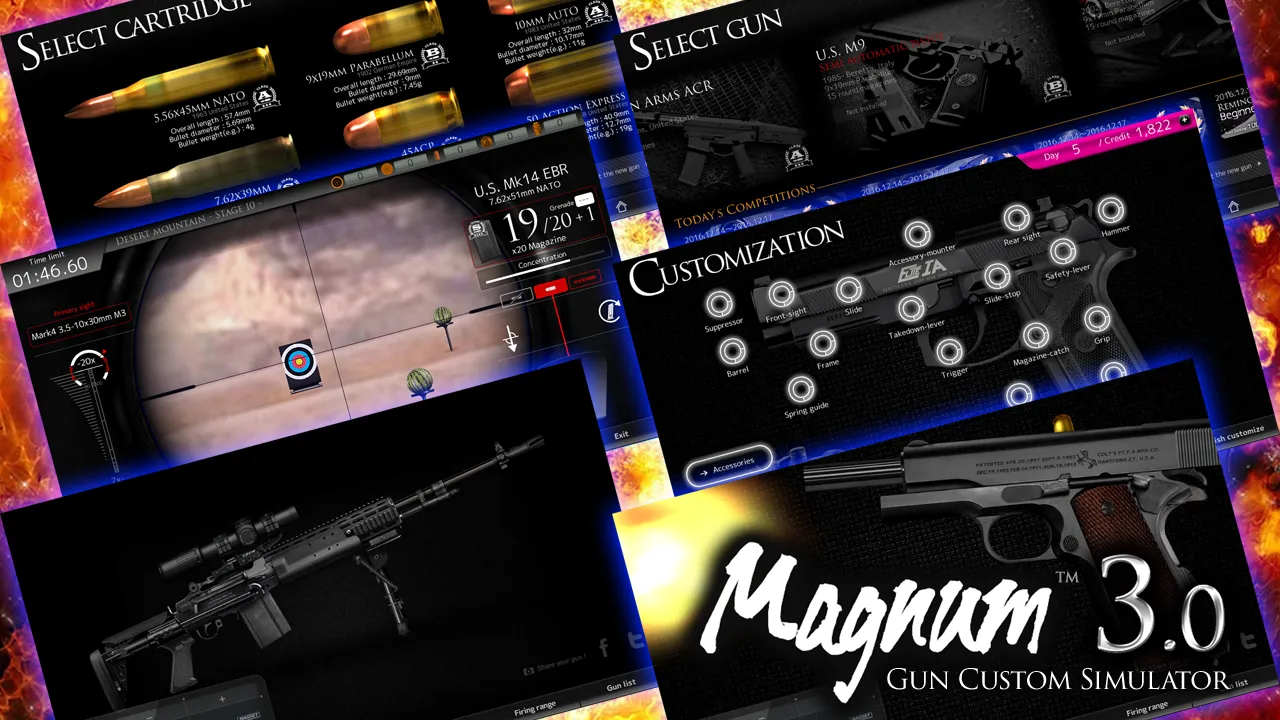 Magnum 3.0 Gun Custom Simulator v1.0642 APK Мод (Много денег) Screenshot 5