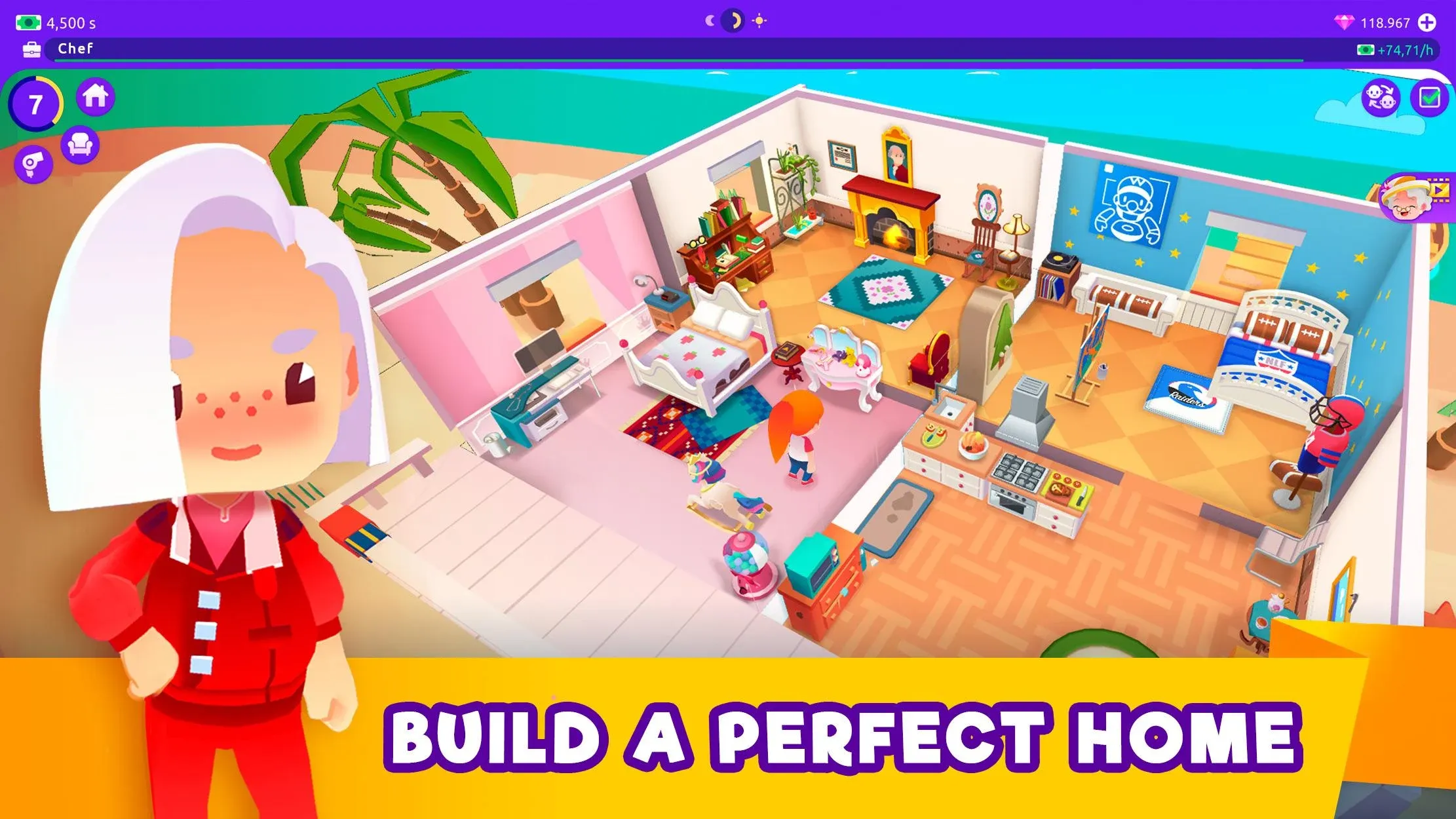 Idle Life Sim - Simulator Game v1.4.8 APK Мод (Много денег) Screenshot 1 Idle Life Sim - Simulator Game v1.4.8 APK Мод (Много денег) Screenshot 1