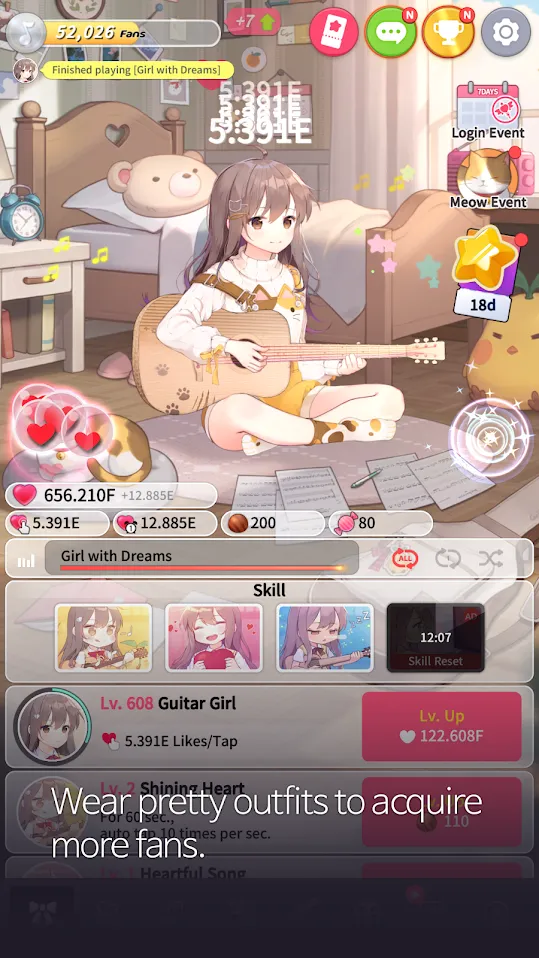 Guitar Girl [мод: меню] Screenshot 4