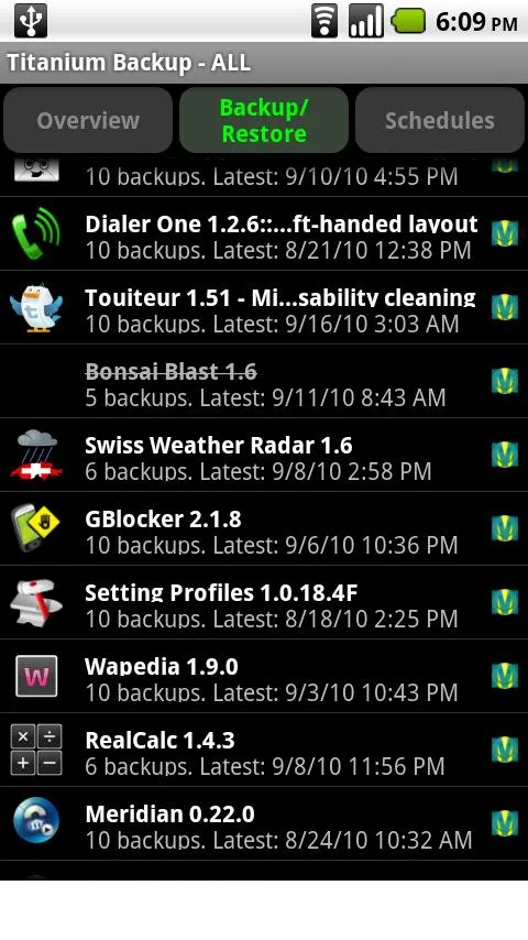Titanium Backup Pro [мод: всё открыто] Screenshot 1