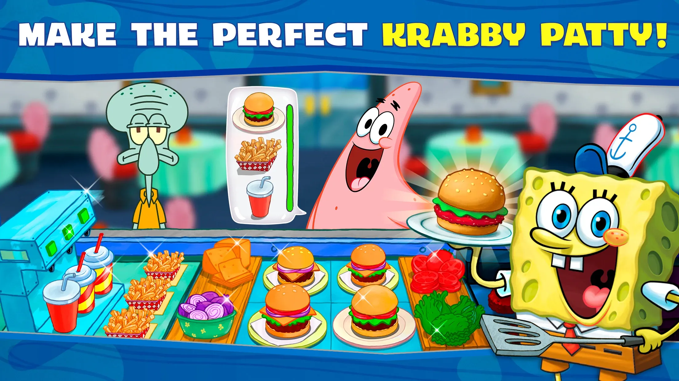 Губка Боб: готовка бургеров! v5.10.7 APK Мод (Много денег) Screenshot 2