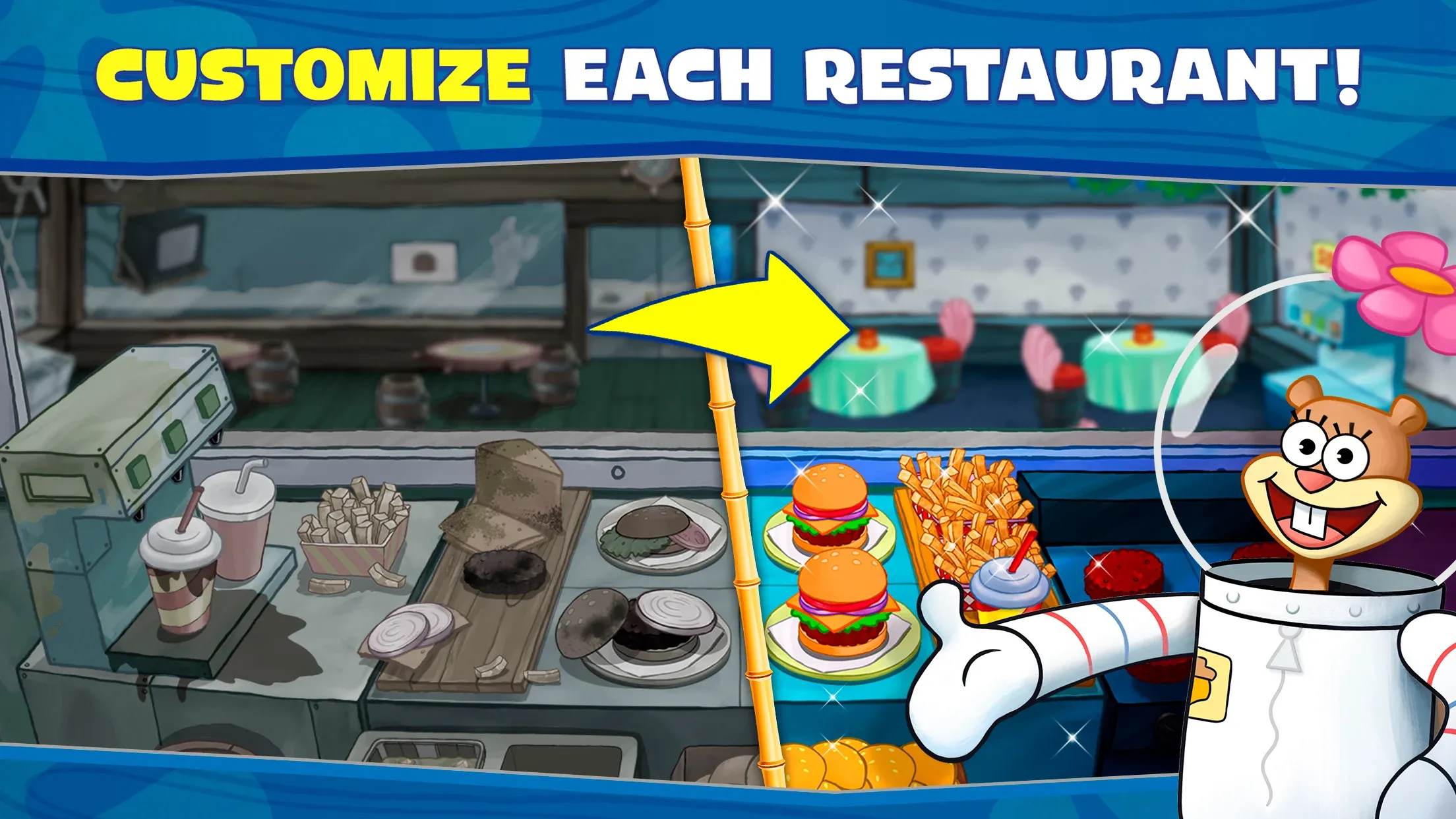 Губка Боб: готовка бургеров! v5.10.7 APK Мод (Много денег) Screenshot 5