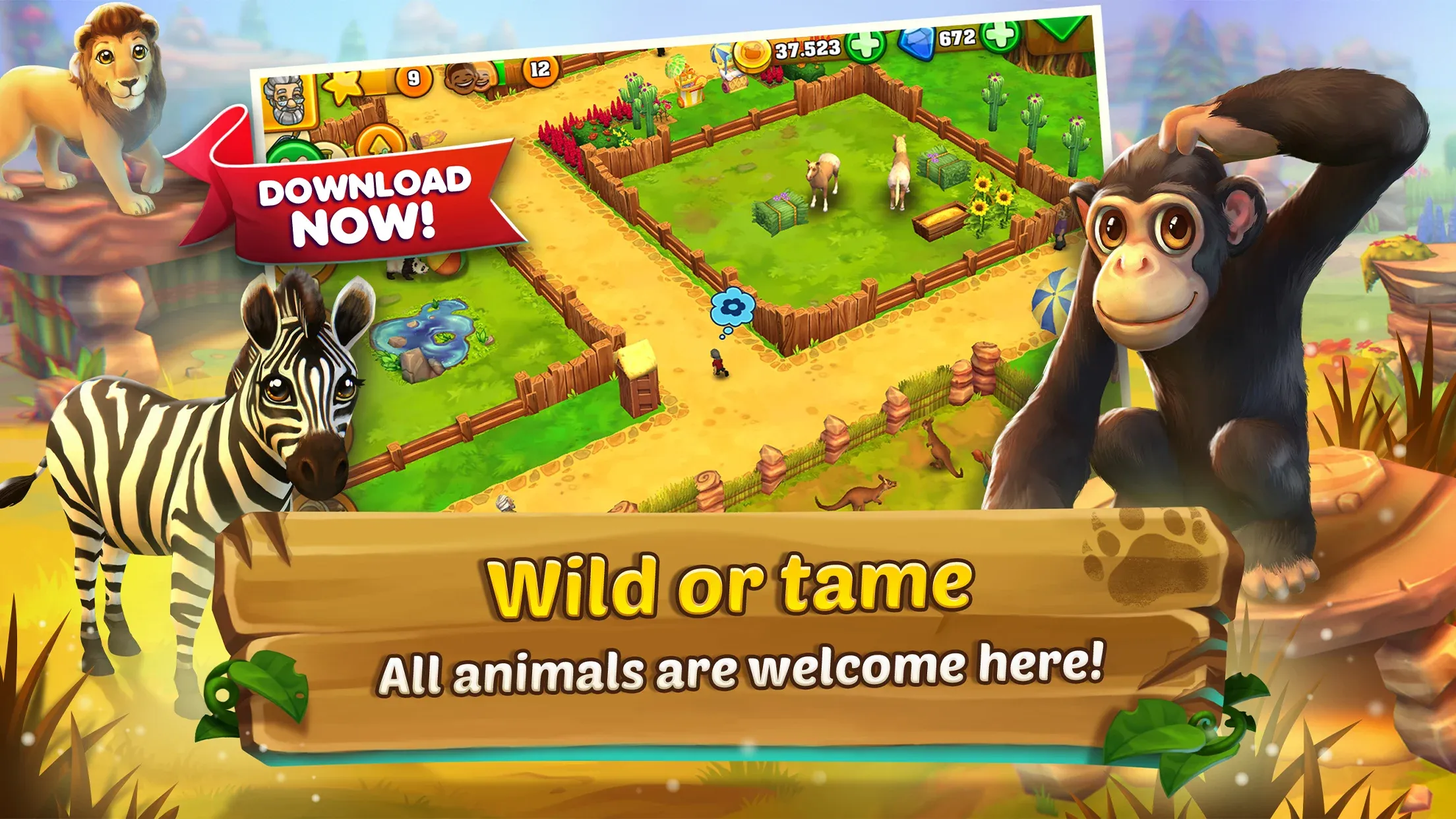 Zoo 2: Animal Park v14.1.3 APK Мод (Много денег) Screenshot 3 Zoo 2: Animal Park v14.1.3 APK Мод (Много денег) Screenshot 3