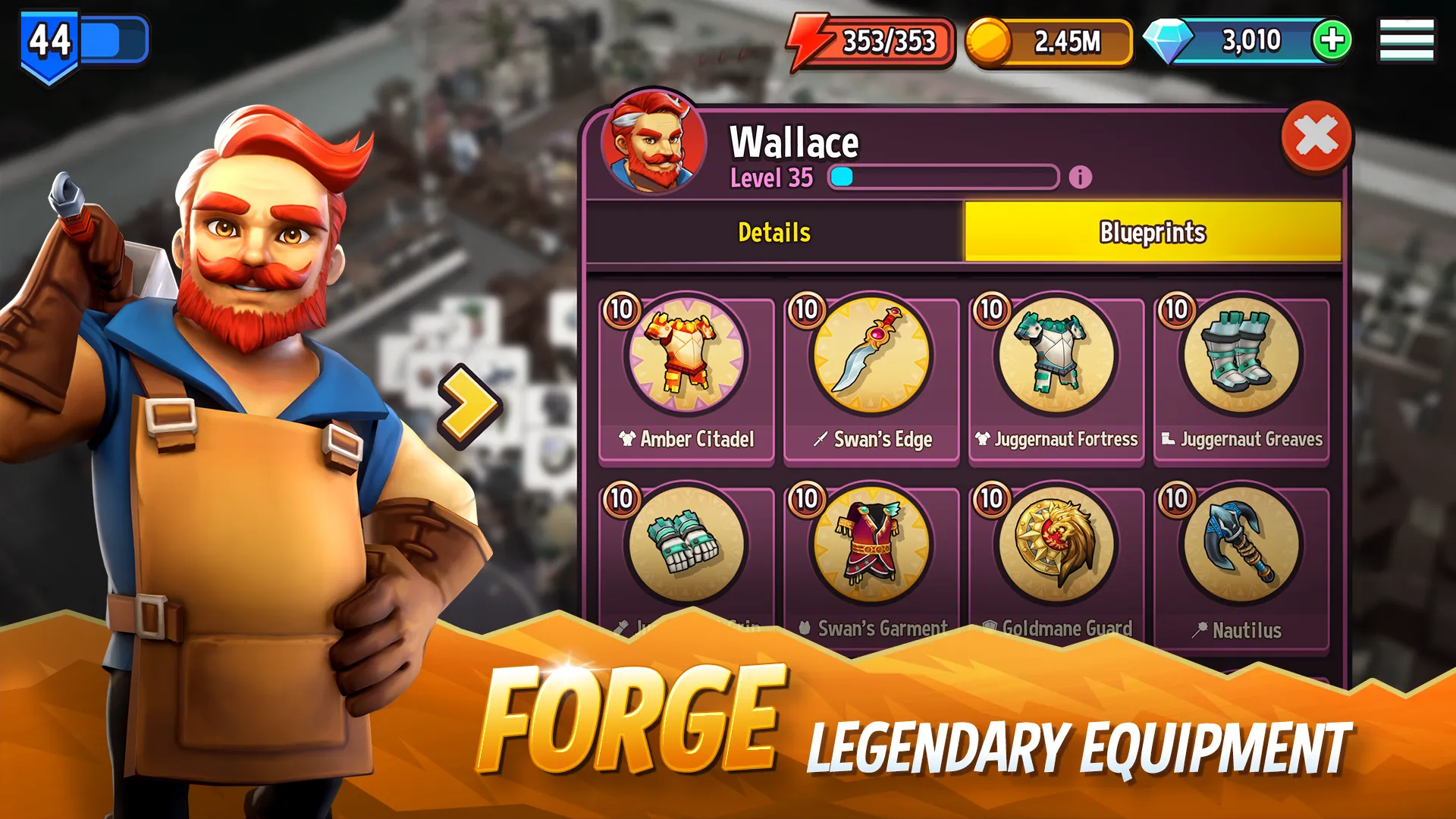 Shop Titans: Crafting Tycoon v26.3.0 APK Мод (Много денег) Screenshot 2