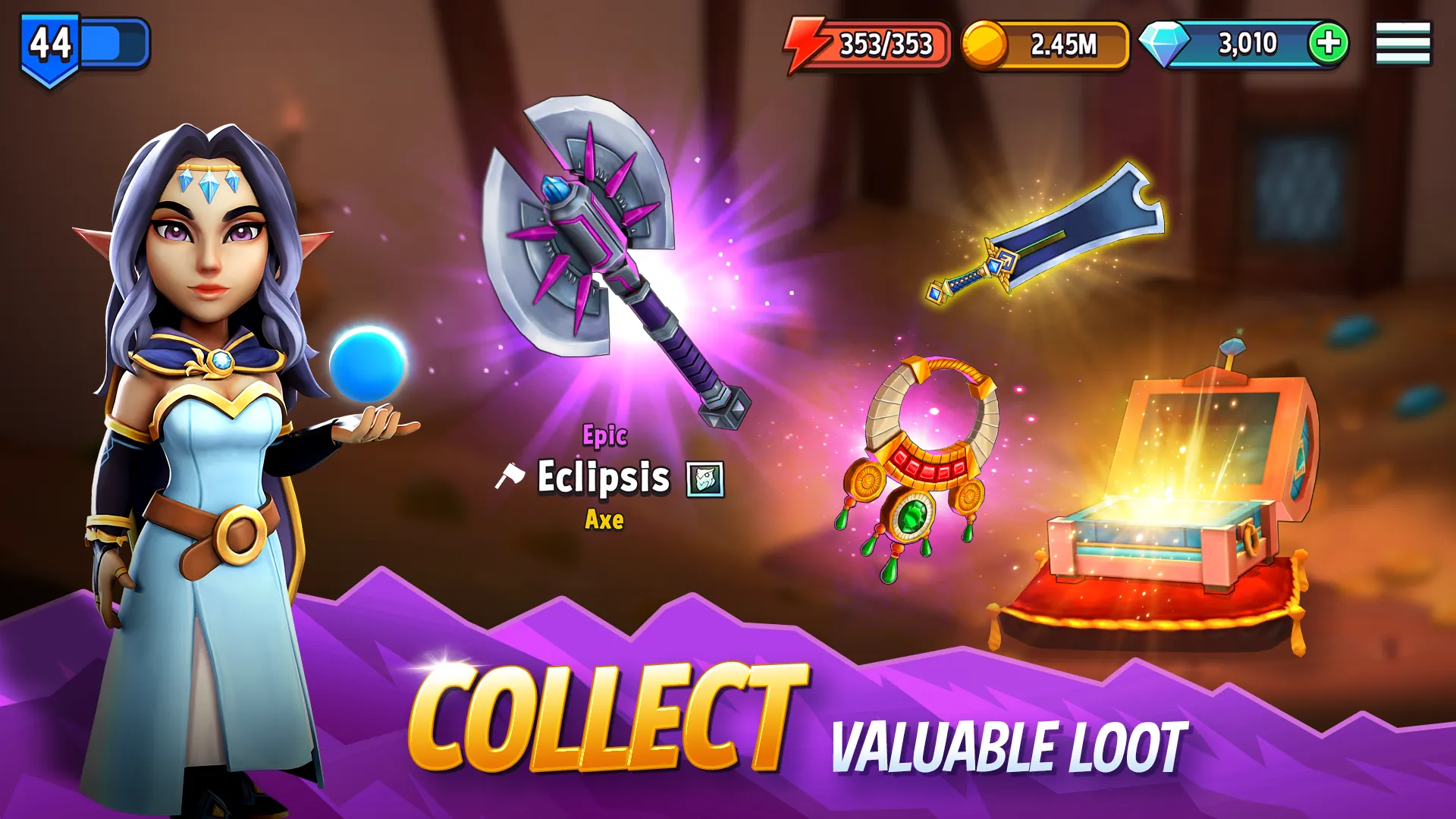Shop Titans: Crafting Tycoon v26.3.0 APK Мод (Много денег) Screenshot 4