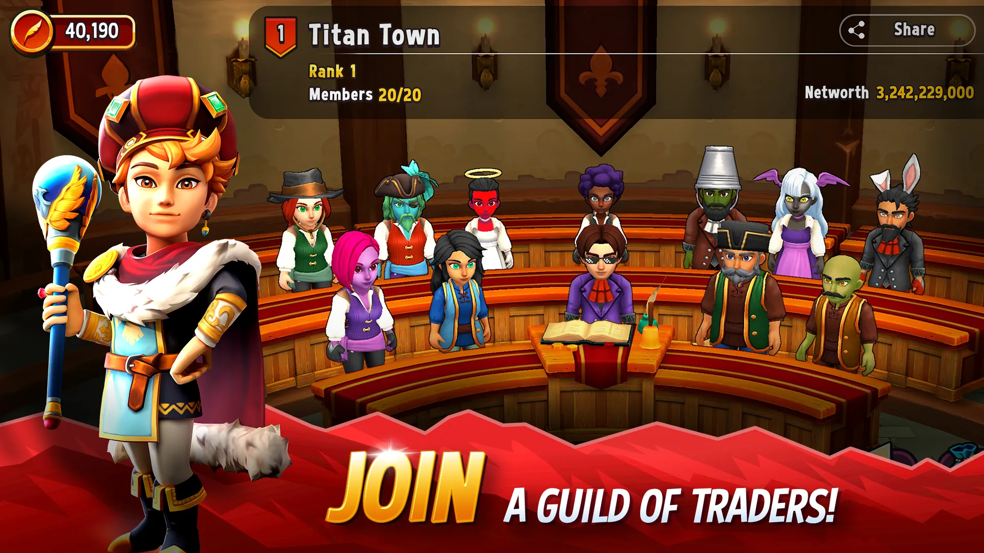 Shop Titans: Crafting Tycoon v26.3.0 APK Мод (Много денег) Screenshot 5