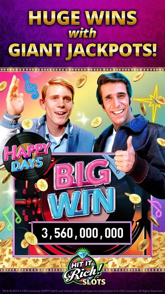 Hit it Rich! Lucky Vegas Casino Slot Machine Game Screenshot 3