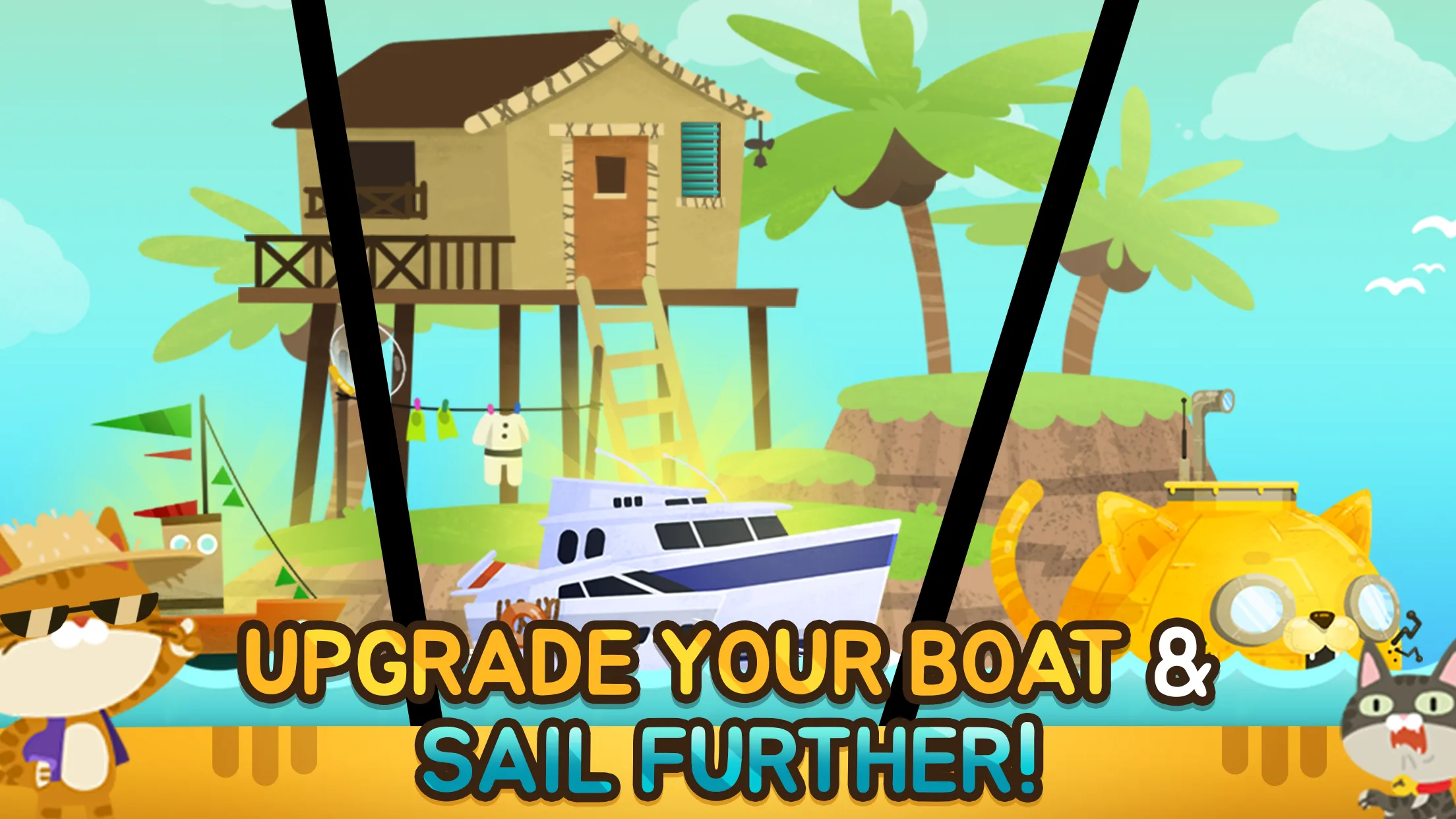 The Fishercat v4.3.10 APK Мод (Много денег) Screenshot 2