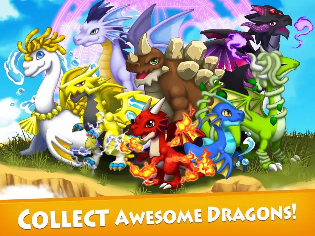 Dragon Paradise: City Sim Game [мод: много денег] Screenshot 1