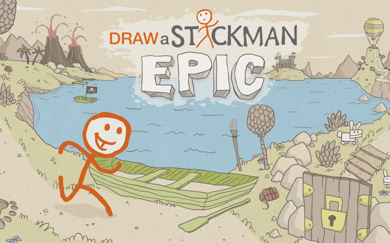 Draw a Stickman: EPIC [мод: всё открыто] Screenshot 1