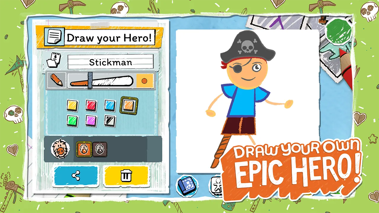 Draw a Stickman: EPIC 3 v1.13.19872 APK Мод (Много сердец) Screenshot 1
