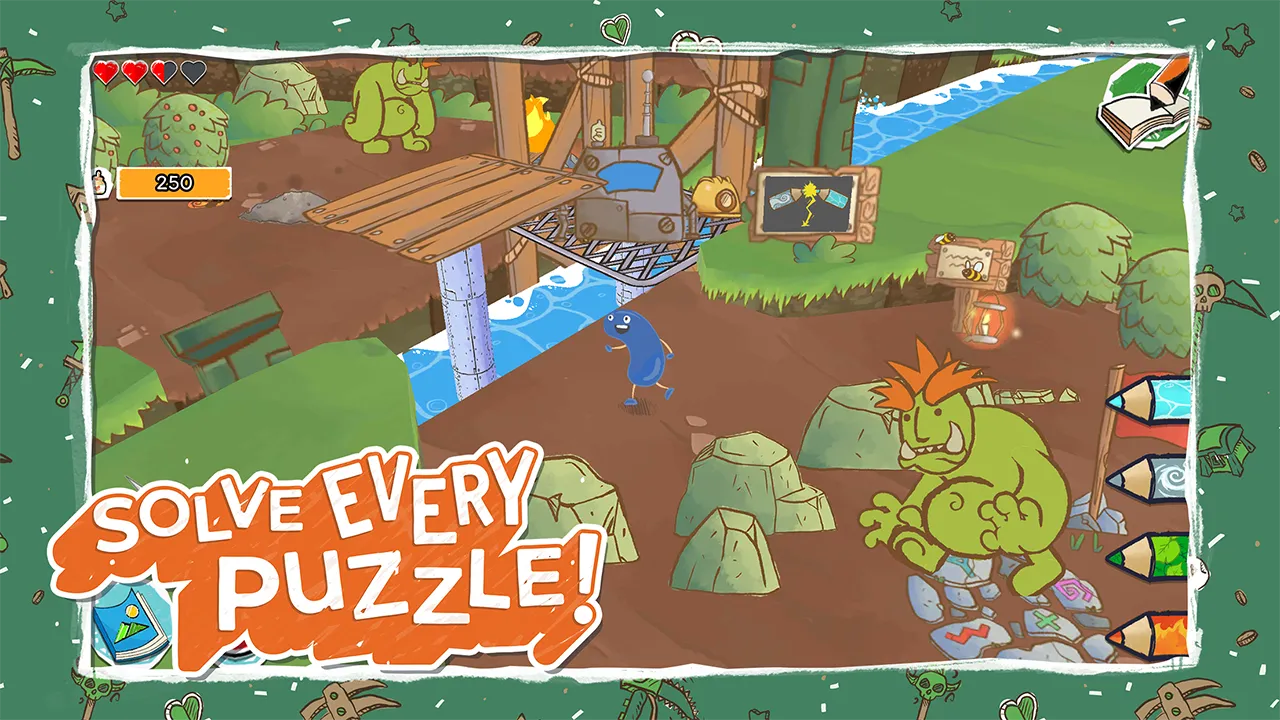 Draw a Stickman: EPIC 3 v1.13.19872 APK Мод (Много сердец) Screenshot 4