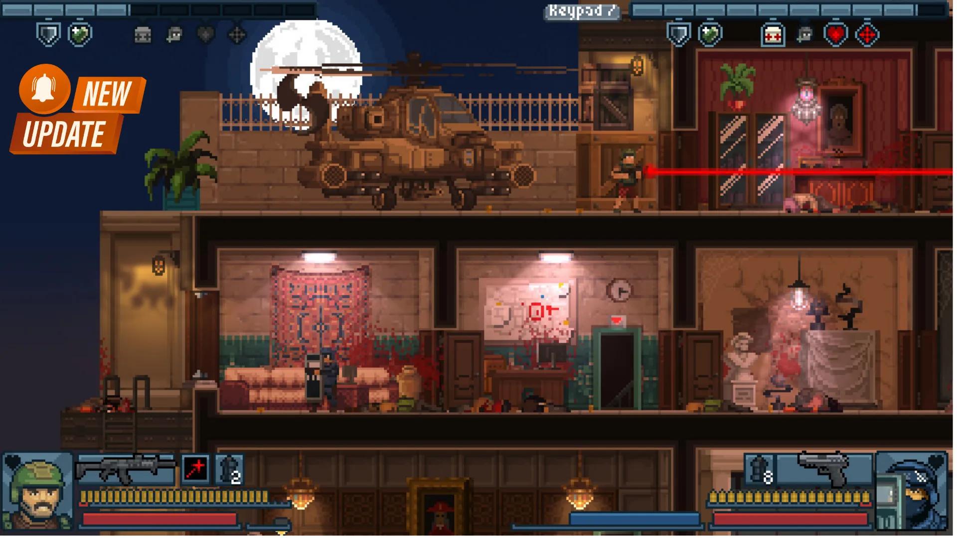 Door Kickers: Action Squad v1.2.4 APK Мод (Всё открыто, Оружие и амуниция) Screenshot 2
