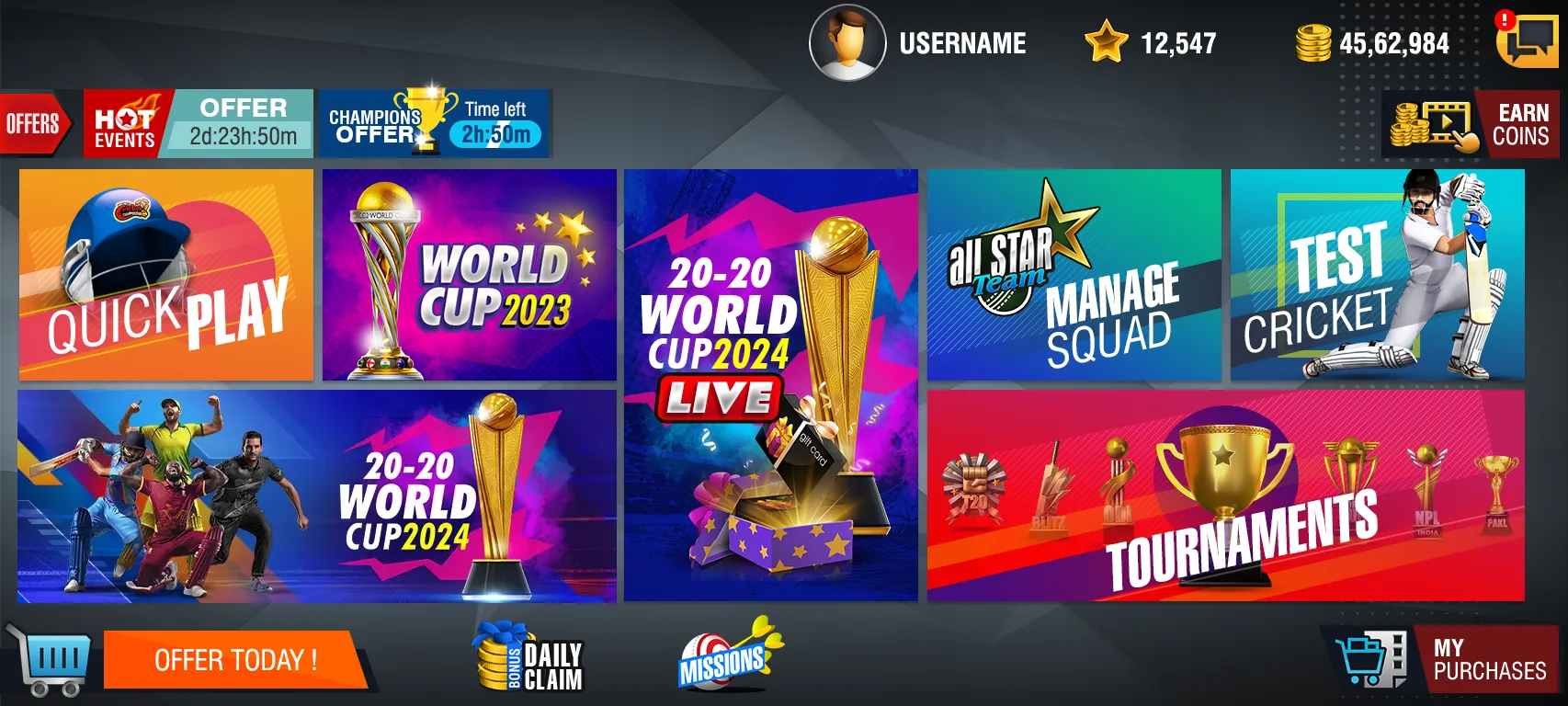 World Cricket Championship 2 v5.4.7 APK Мод (Много денег) Screenshot 3
