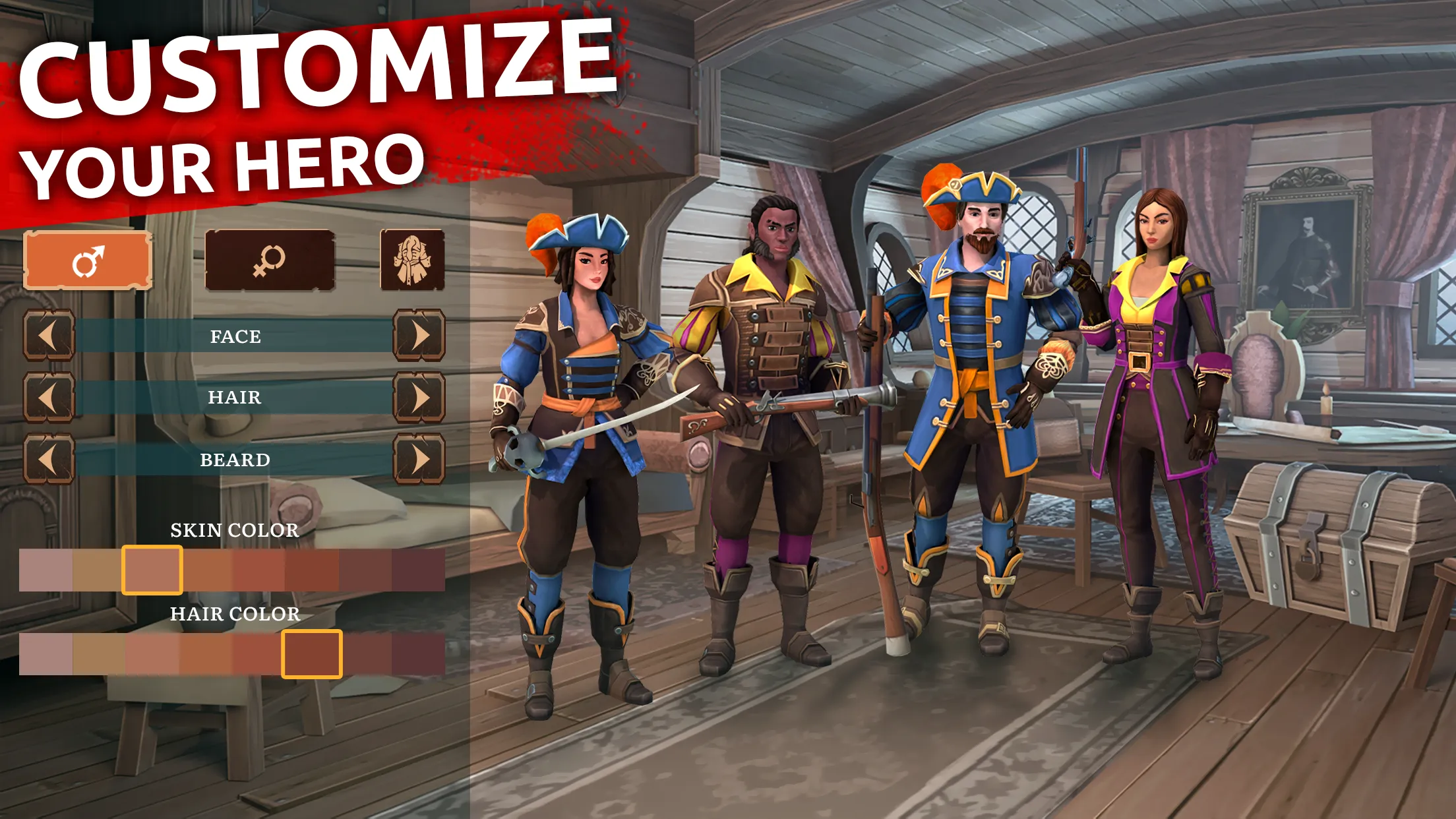 Mutiny: Пираты и RPG выживание v0.70.3 APK Мод (Меню, Режим бога, Крафт, VIP) Screenshot 2