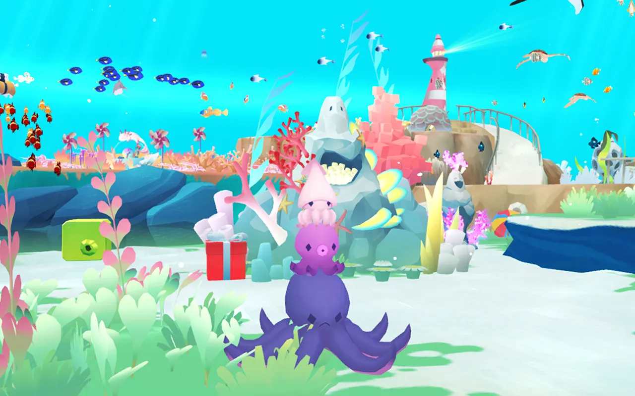 HELLO WHALE: IDLE AQUARIUM [мод: без рекламы] Screenshot 5