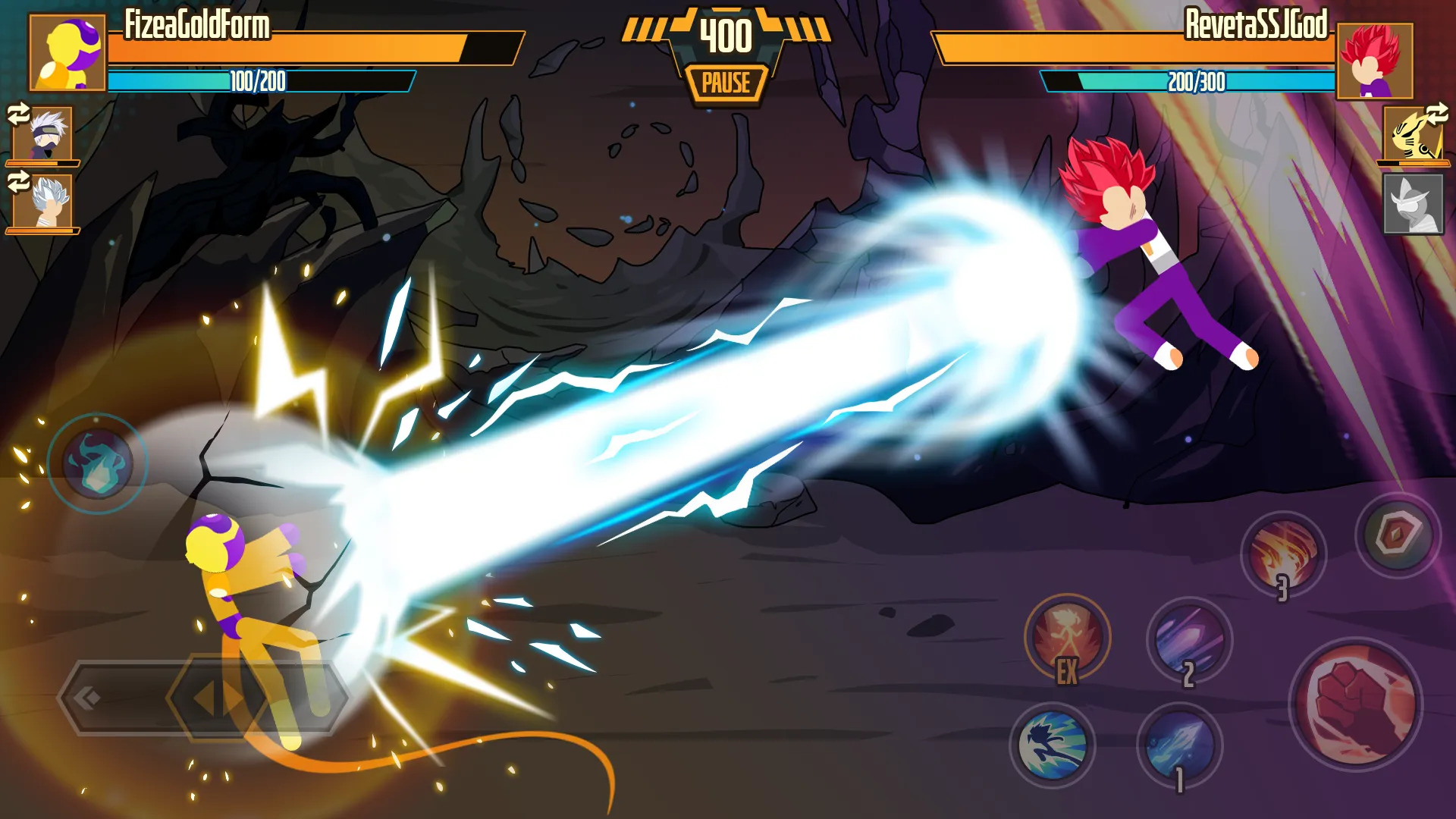 Stickman Dragon Fight v3.3.8 APK Мод (Режим бога) Screenshot 2