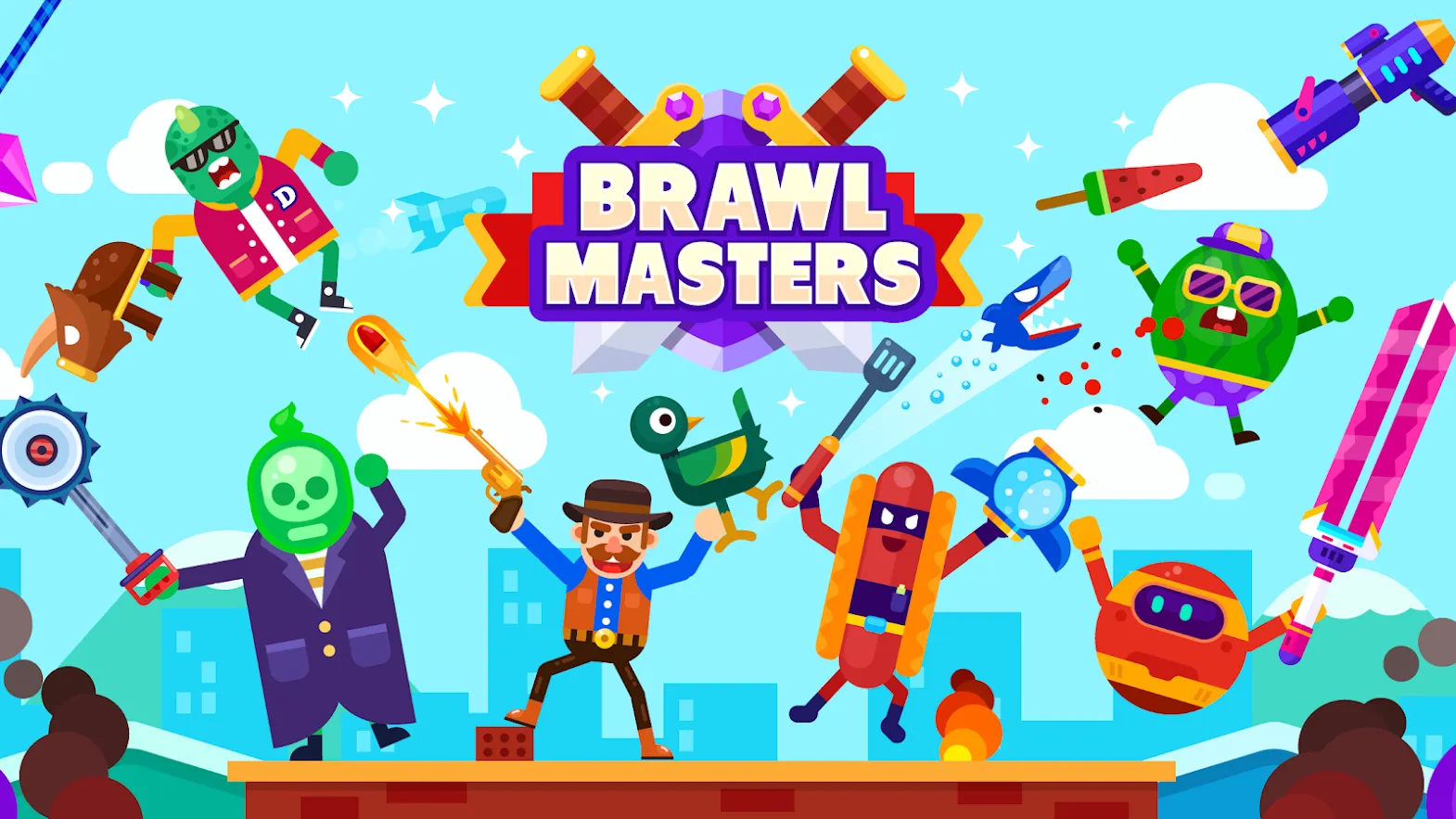 Brawl Masters [мод: много денег] Screenshot 1