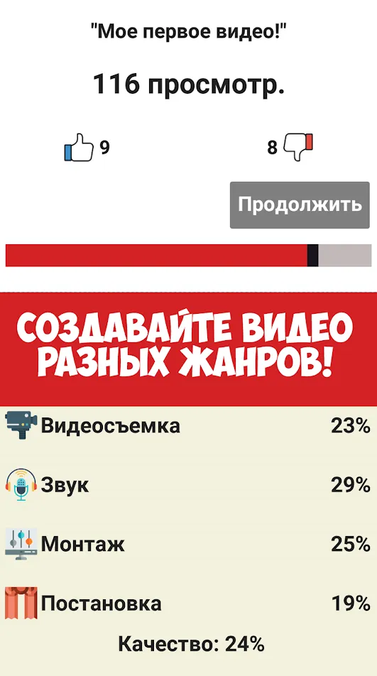 Симулятор жизни Ютубера [мод: много денег] Screenshot 2