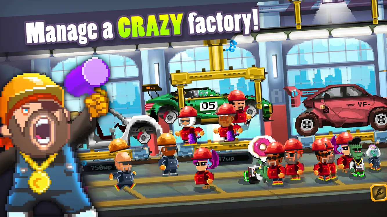 Motor World Car Factory v1.9042 APK Мод (Много денег) Screenshot 1
