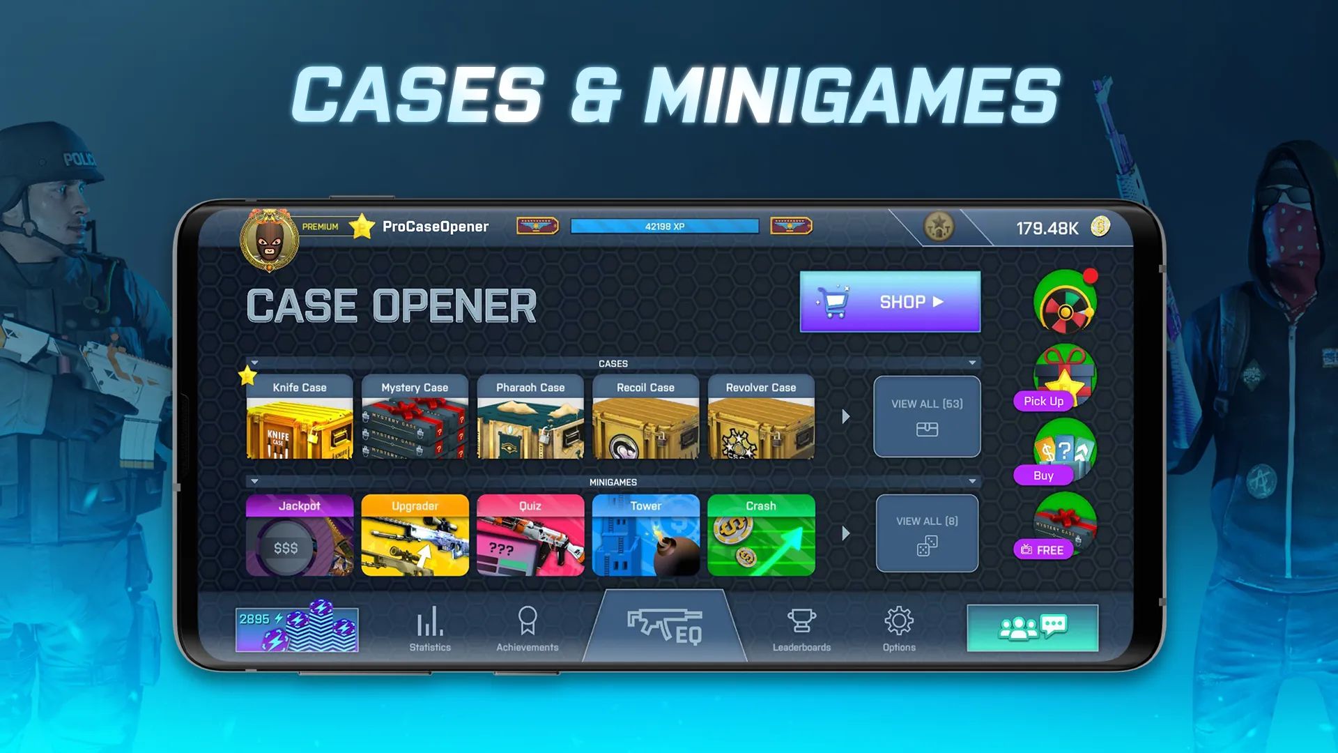 Case Opener: КС кейс симулятор v2.40.0 APK Мод (Много денег) Screenshot 2