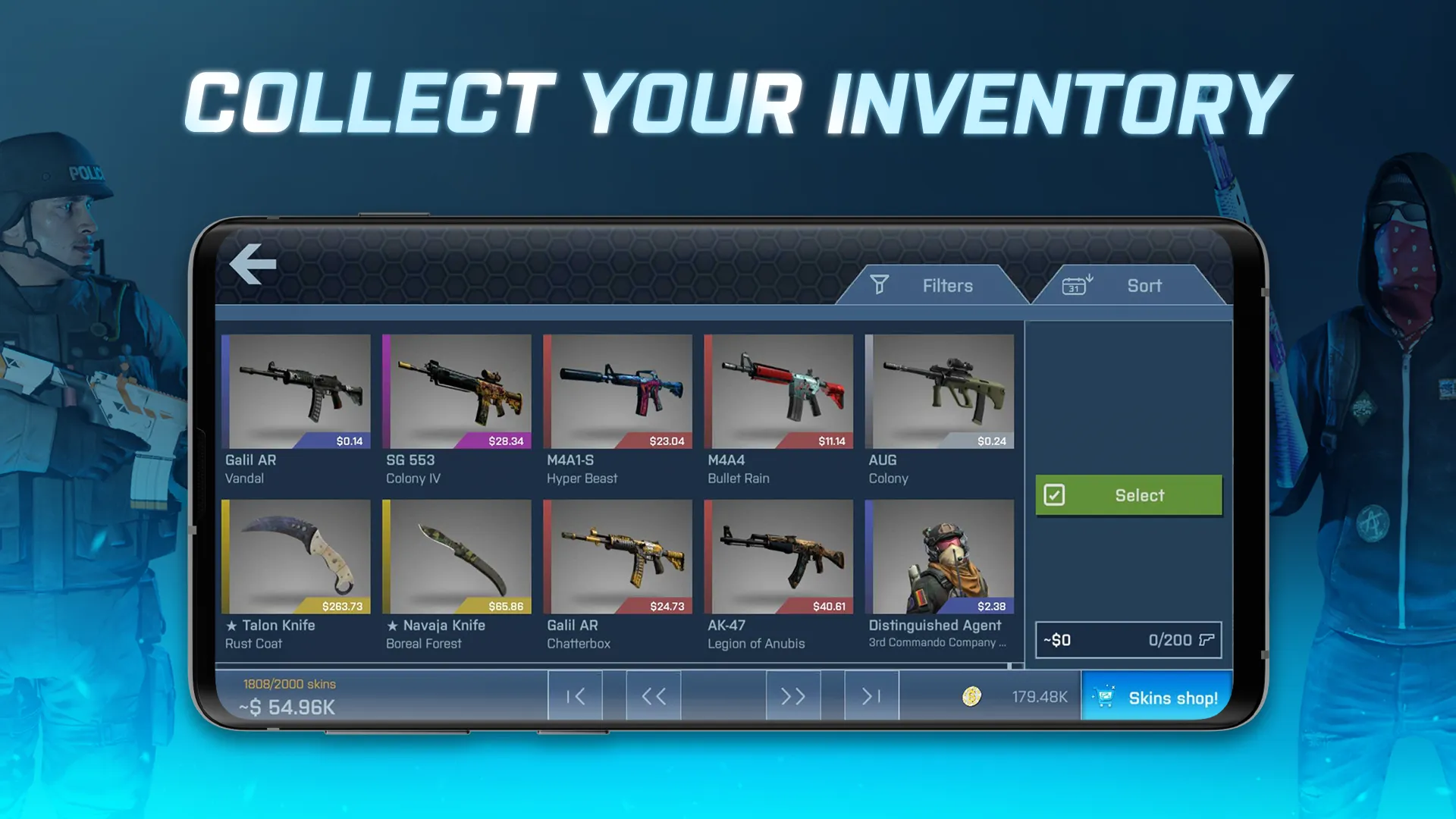 Case Opener: КС кейс симулятор v2.40.0 APK Мод (Много денег) Screenshot 4