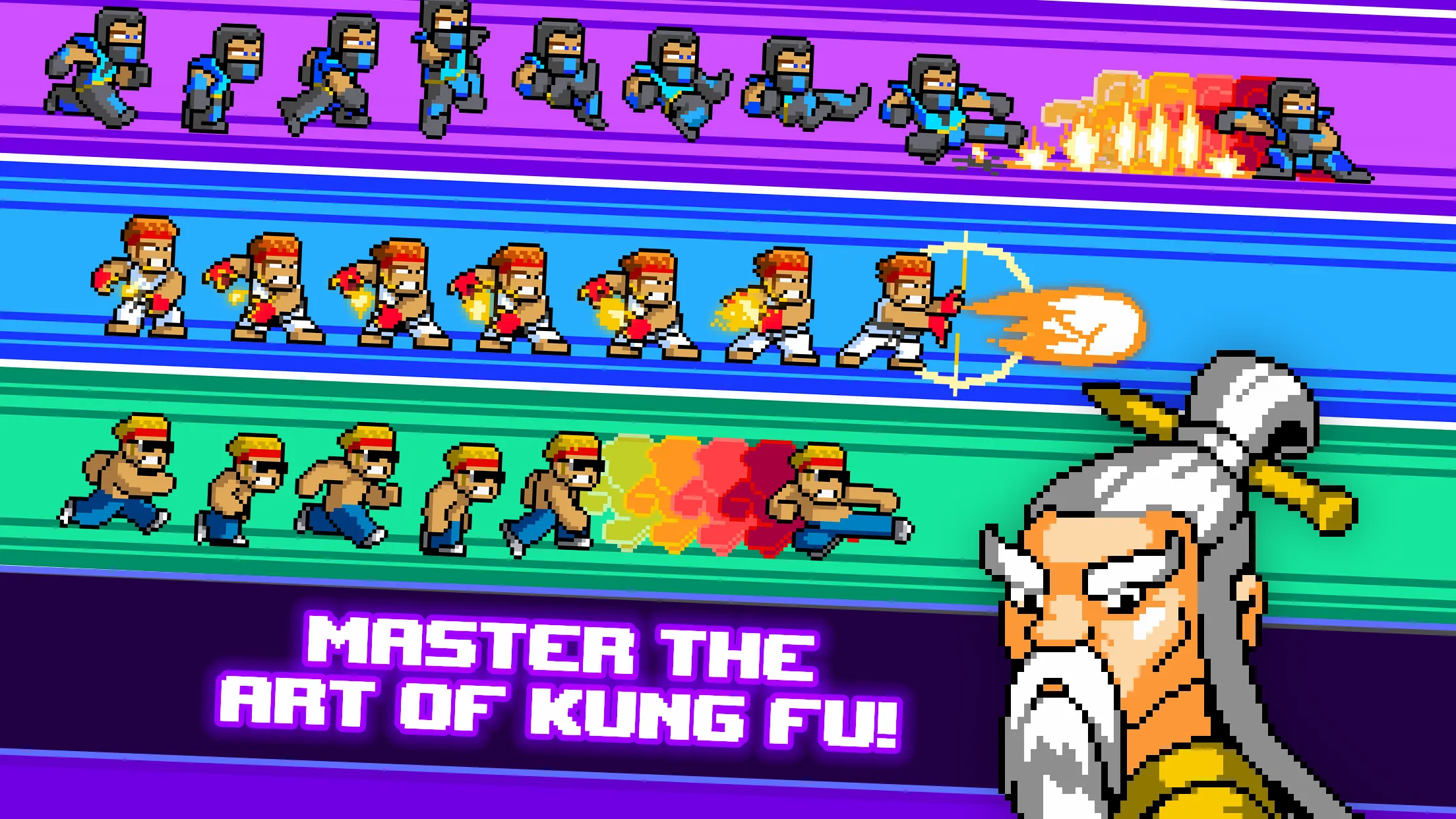 Кунг-фу Z v1.9.27 APK Мод (Меню, Много денег, Скиллы без кулдауна) Screenshot 2