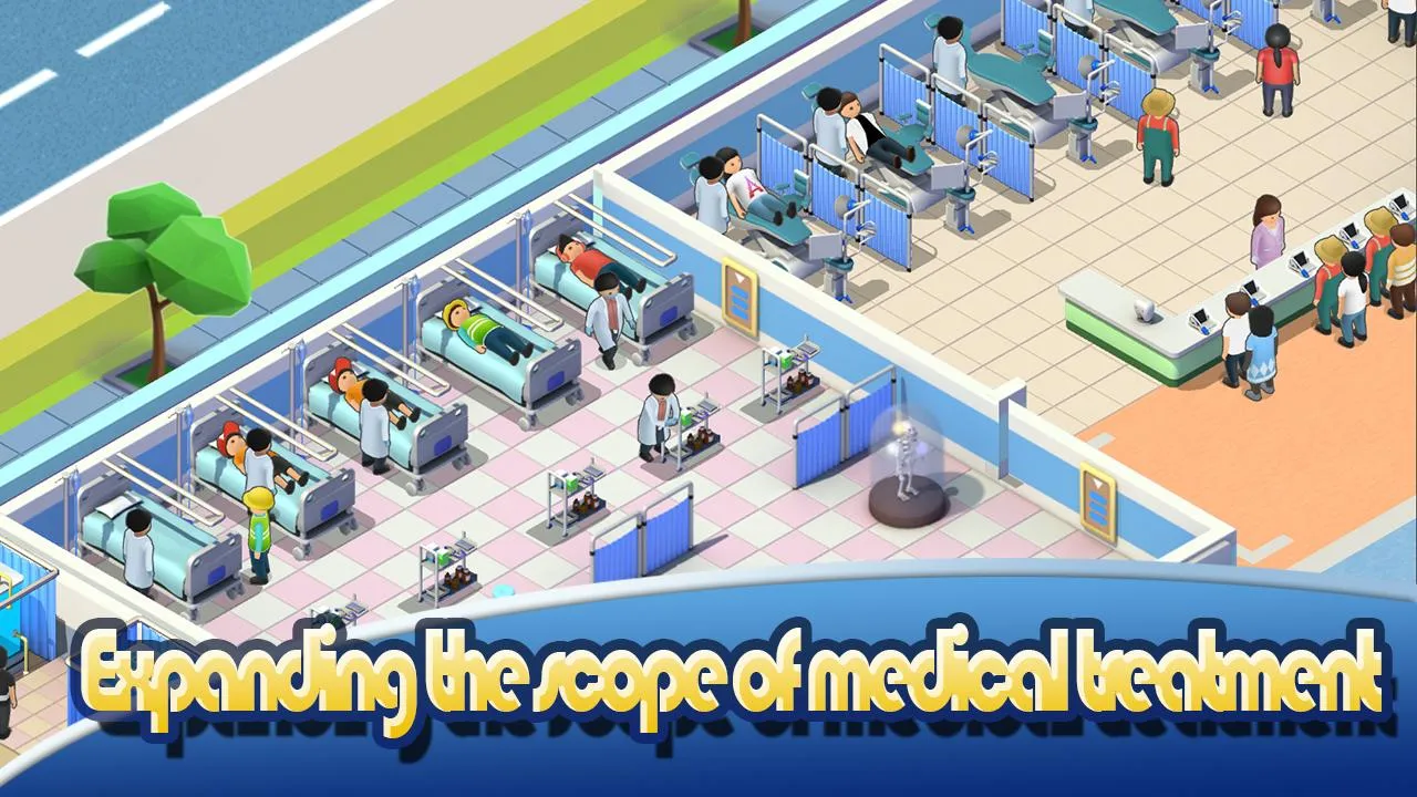 Sim Hospital Tycoon-Idle Built [мод: меню] Screenshot 2