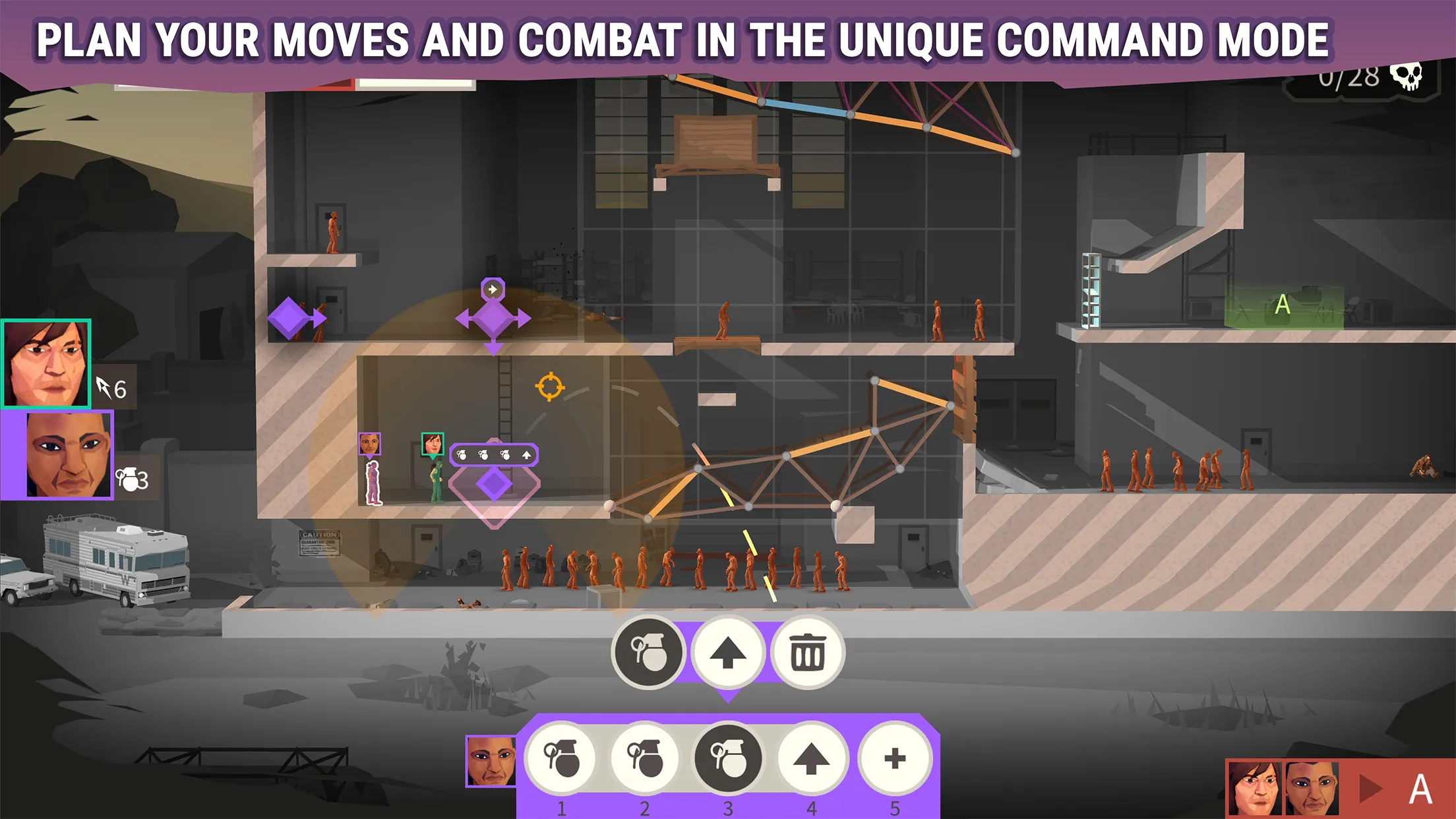 Bridge Constructor: The Walking Dead v1.4 APK Мод (Полная версия) Screenshot 5