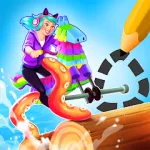 Скачать Scribble Rider! [мод: бесплатные награды] на Андроид