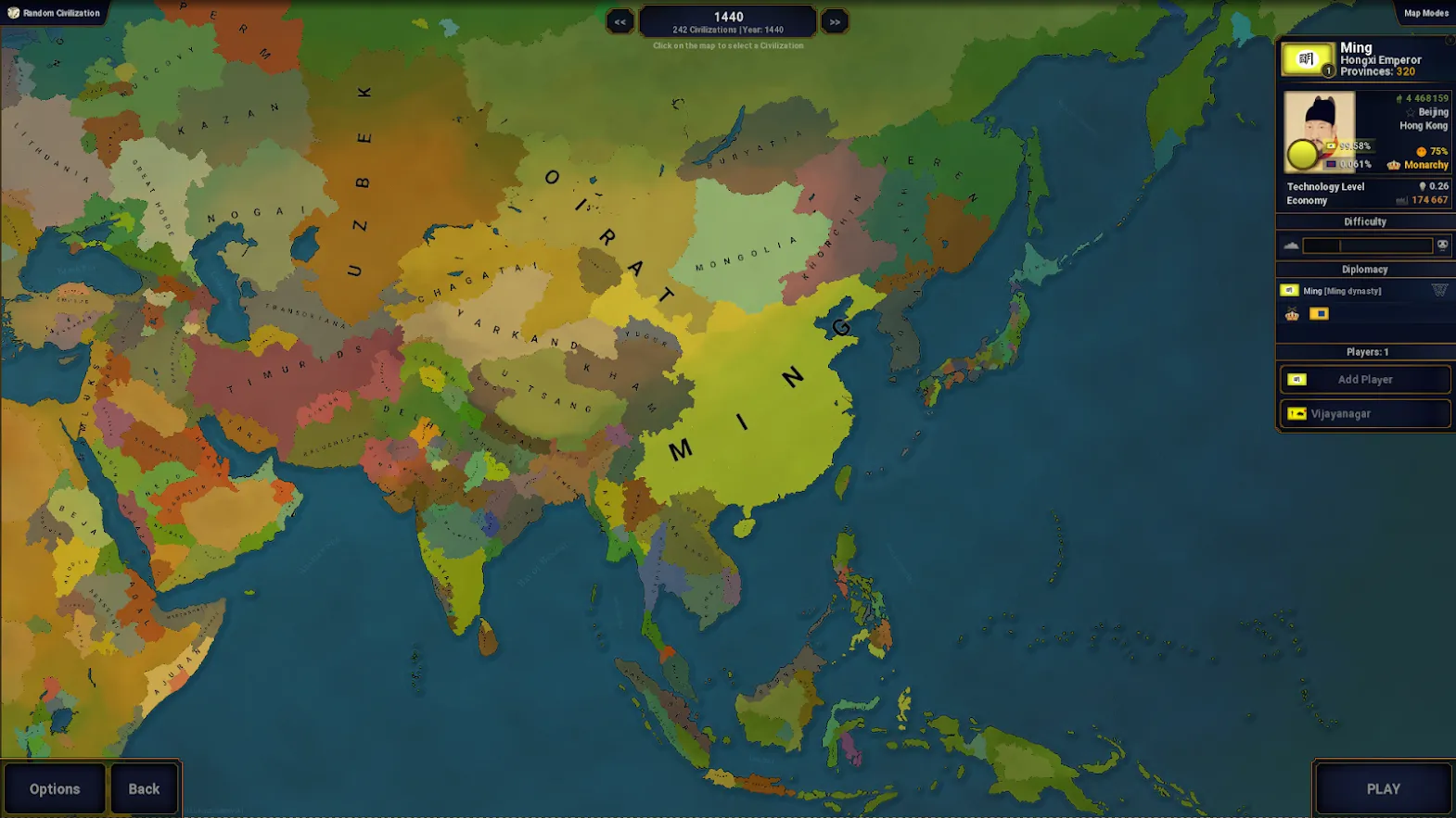 Age of History II Asia [мод: много денег] Screenshot 1