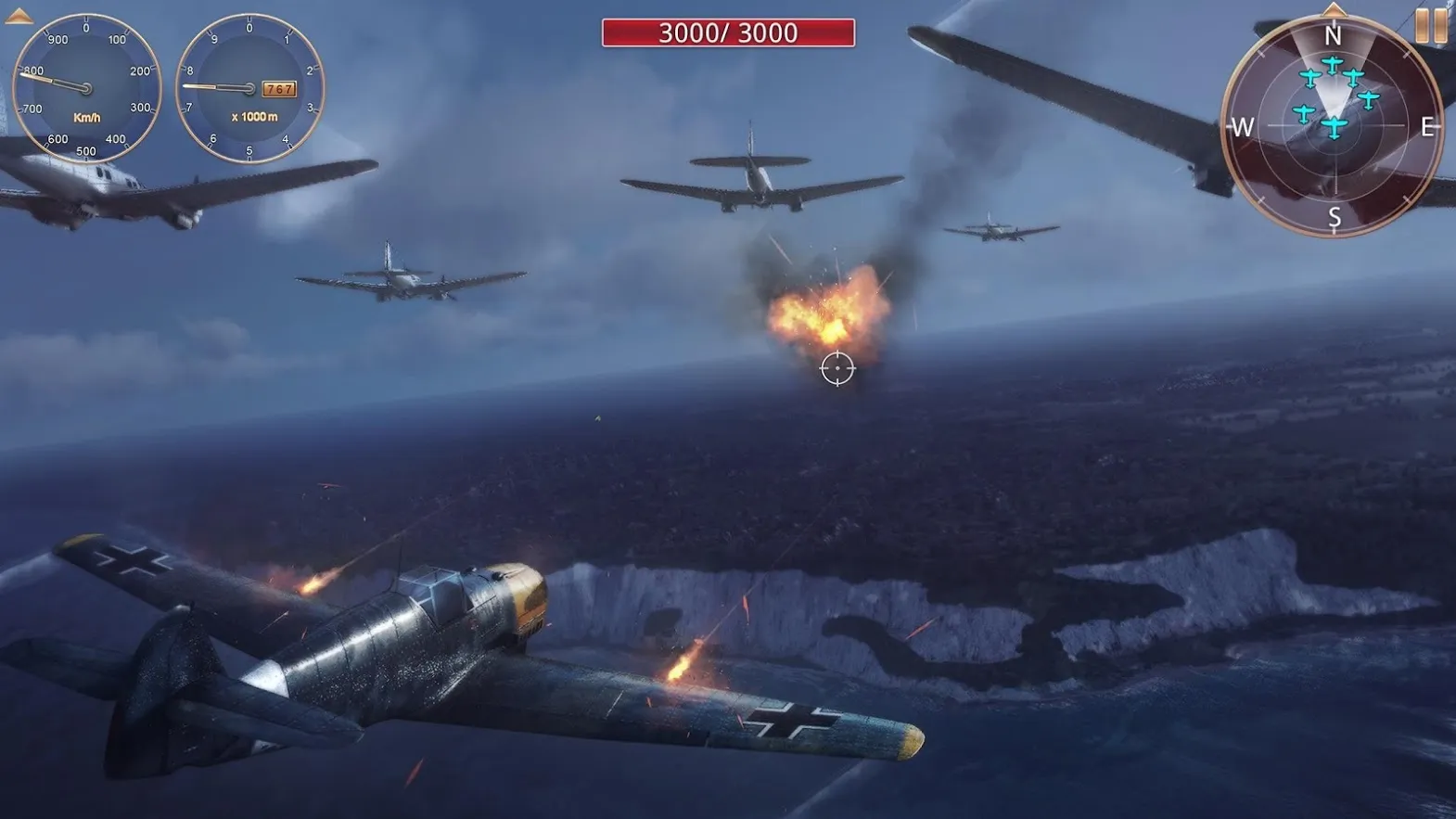 Sky Gamblers: Storm Raiders 2 [мод: много денег] Screenshot 3