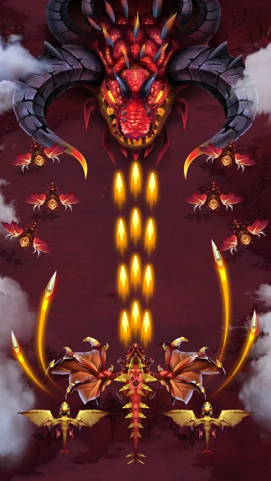 Dragon Shooter: Dragon War – драконы игра нападении [мод: много денег] Screenshot 5