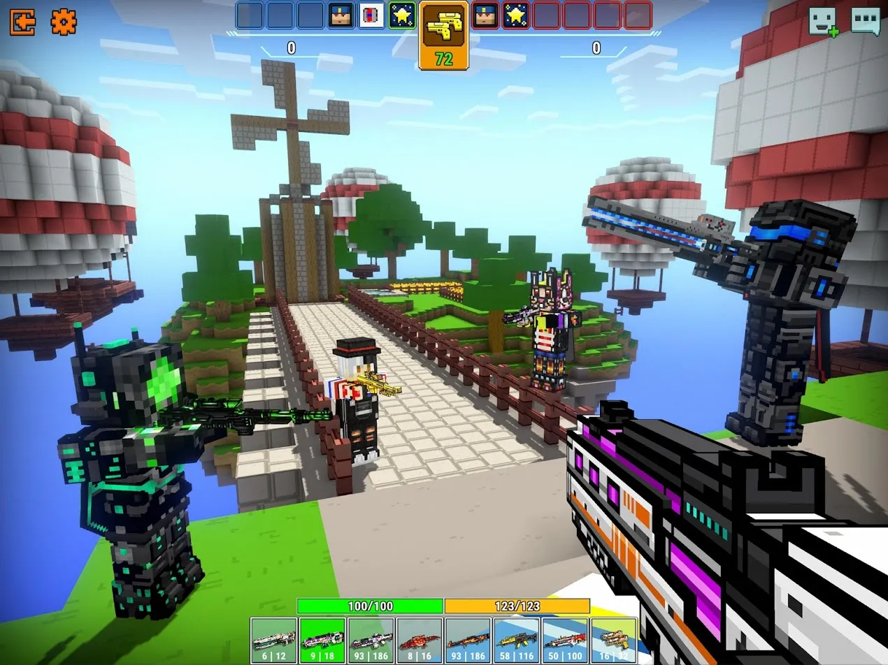 Cops N Robbers:Pixel Craft Gun Screenshot 2
