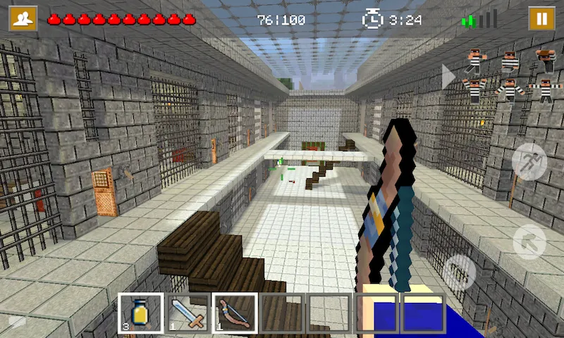 Cops N Robbers: Prison Games 1 [мод: мега мод + антибан] Screenshot 4