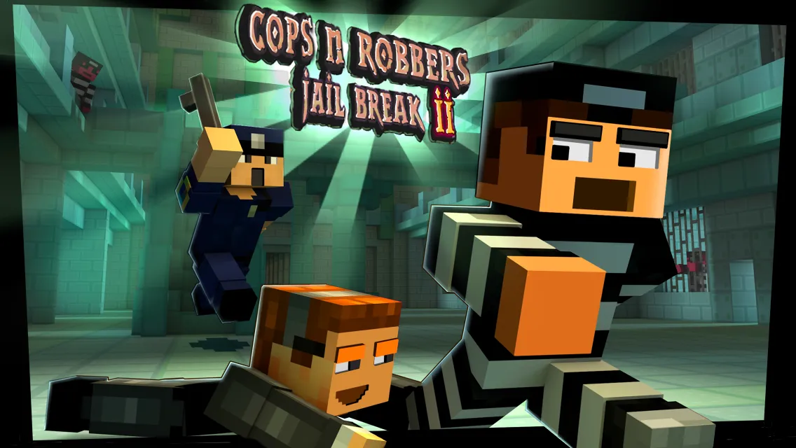 Cops N Robbers: Prison Games 2 v5.3 APK Мод (Меню, Режим бога, Много монет и предметов) Screenshot 1