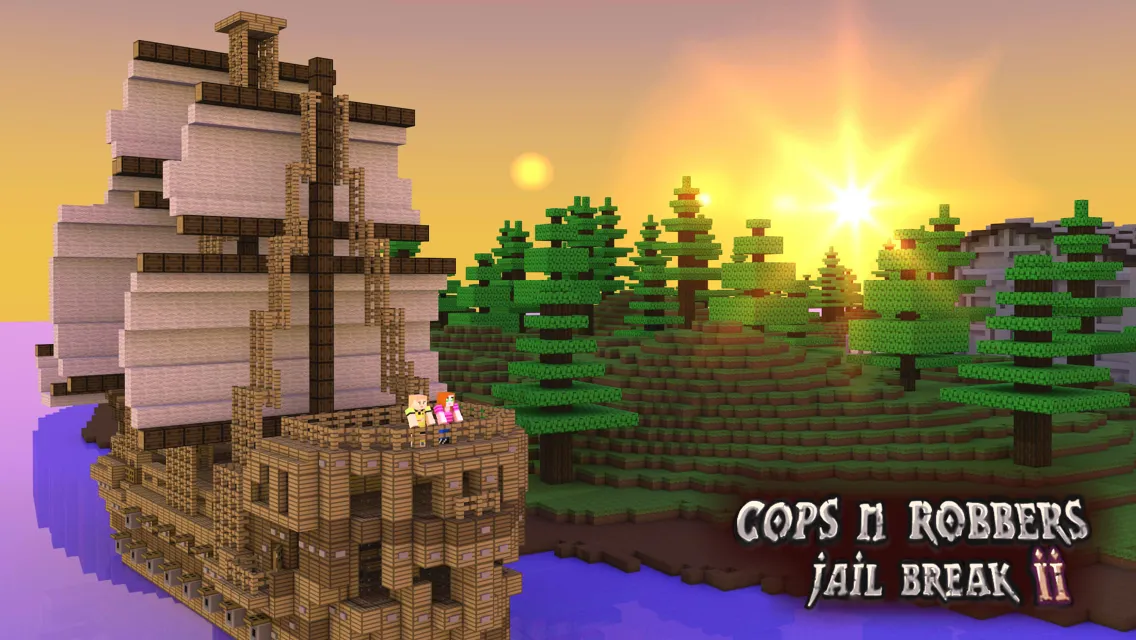Cops N Robbers: Prison Games 2 v5.3 APK Мод (Меню, Режим бога, Много монет и предметов) Screenshot 4