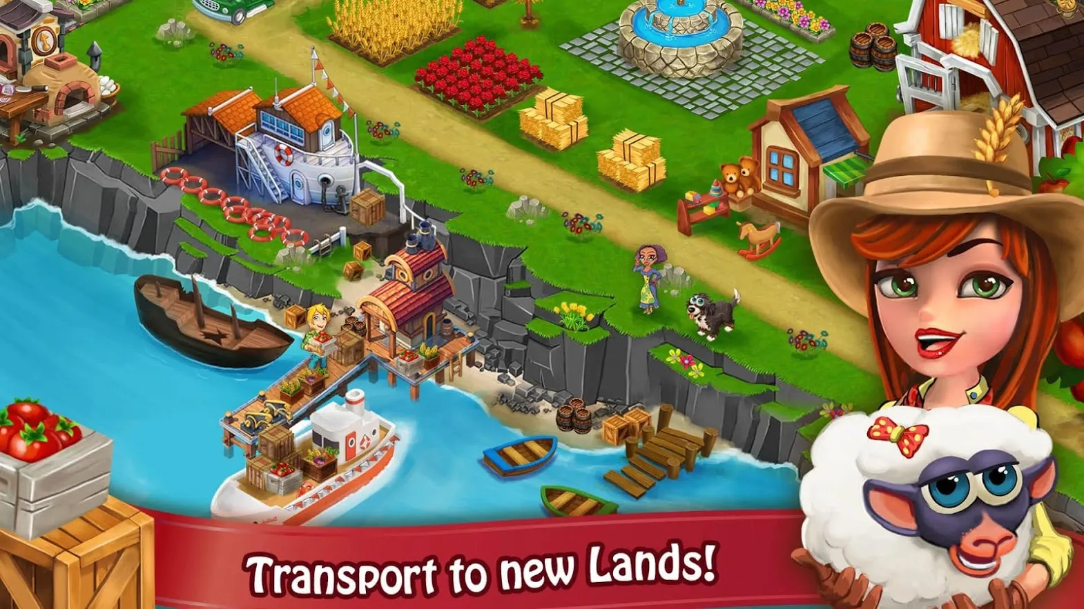 Farm Day Village фермер: Offline игры [мод: много денег] Screenshot 3