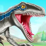 Скачать Dino Battle Мод (Много денег) на Андроид
