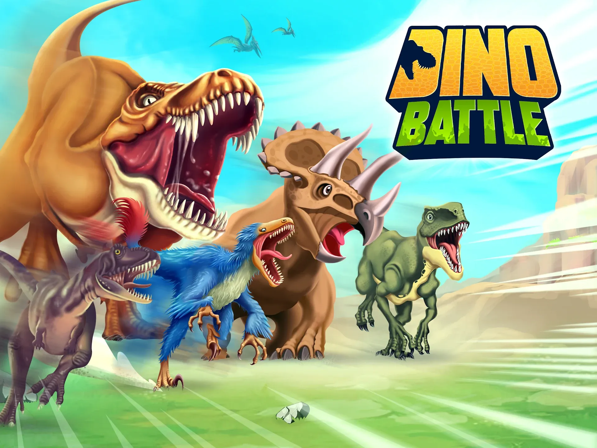 Dino Battle v15.04 APK Мод (Много денег) Screenshot 1